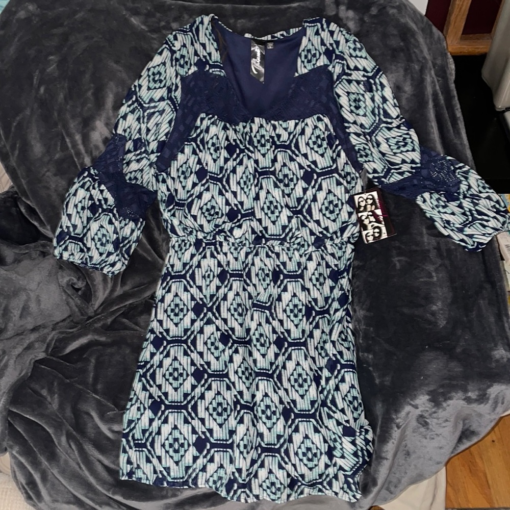 Trixxi large blue casual dress